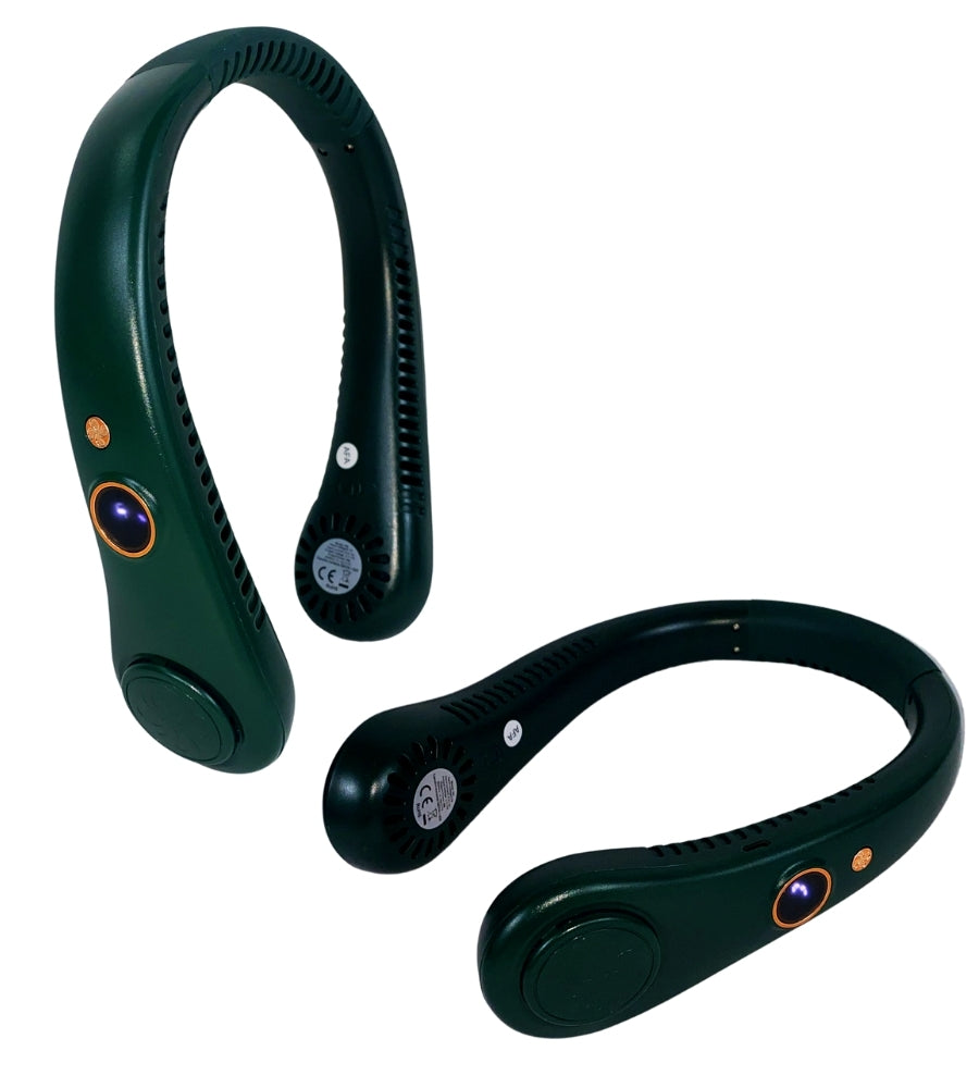 Ventilatore Da Collo Ricaricabile USB Portatile Sport Display 5 Livelli Aria
