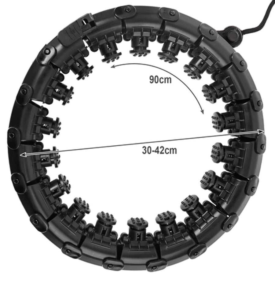 Cerchio Hula Hoop Vita Sottile Sport Ginnastica Palestra Fitness 30-42 cm