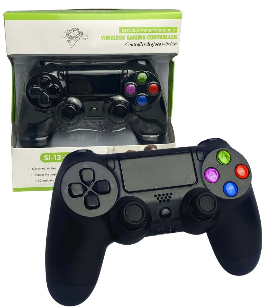 Controller Wireless Compatibile Plays 4 Gamepad Dual S. Vibrazione Joypad