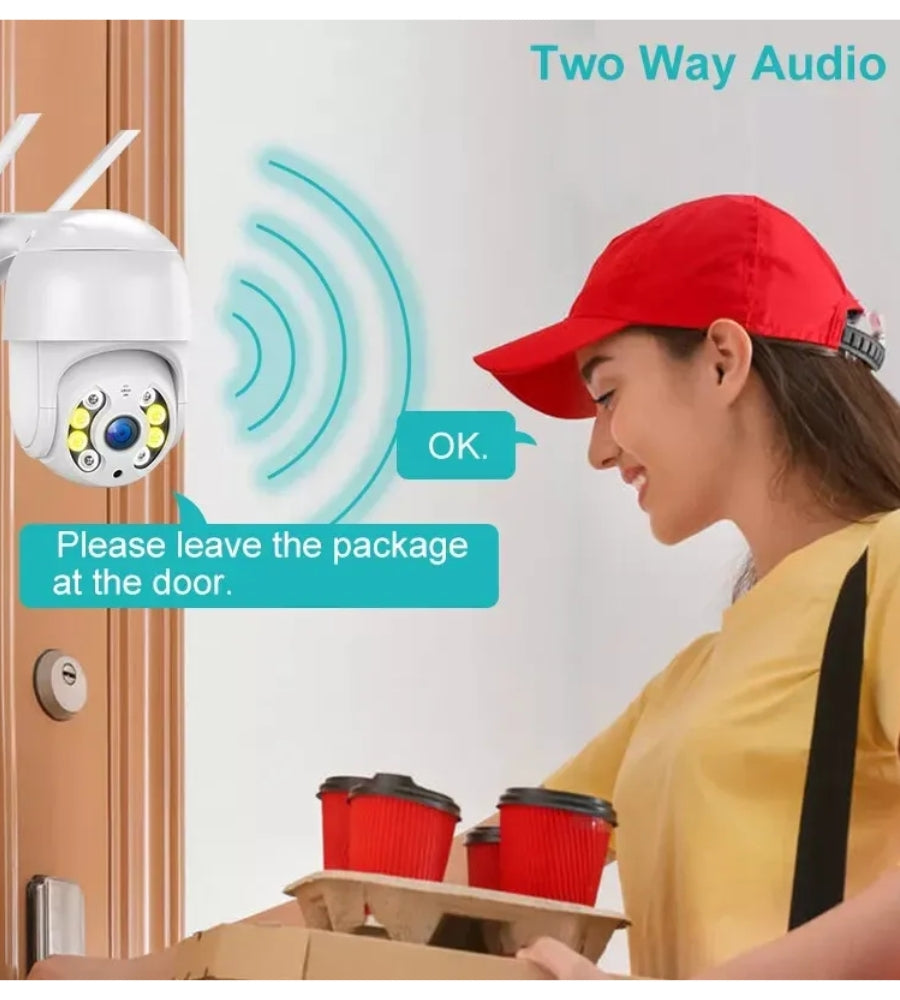 Telecamera IP Cam PTZ WiFi Esterna Motorizzata Sorveglianza Smart App ICSEE