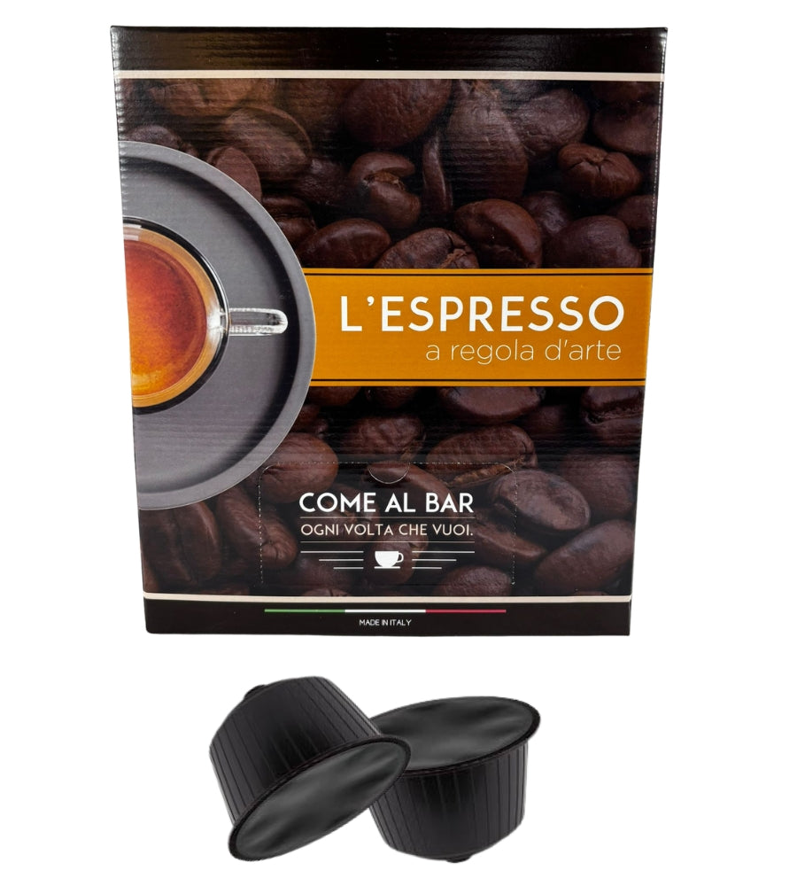 Queen Coffee 50 Capsule Caffè Compatibili Dolce Gusto Miscela Espresso Bar