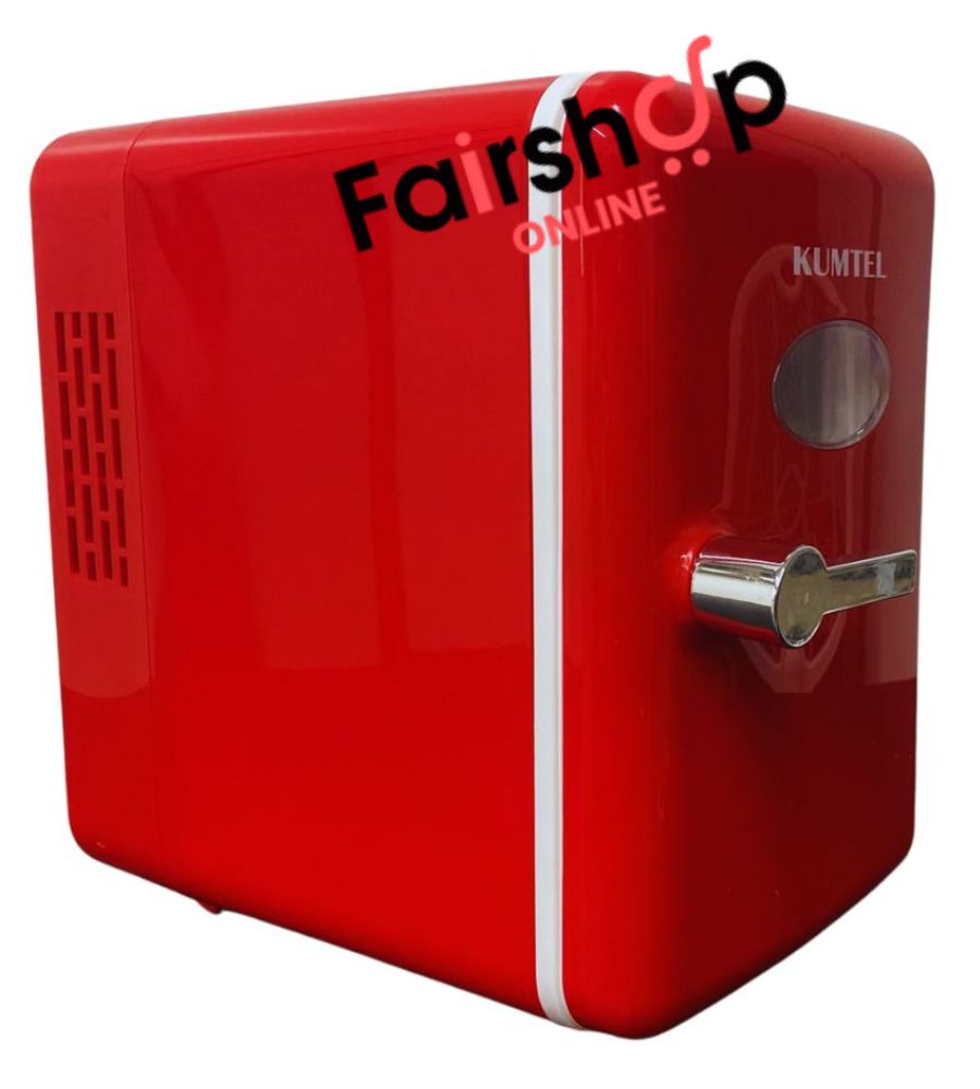Mini Frigo Portatile Frigorifero Mini Bar da Camera 4L 220V Maniglia Vintage