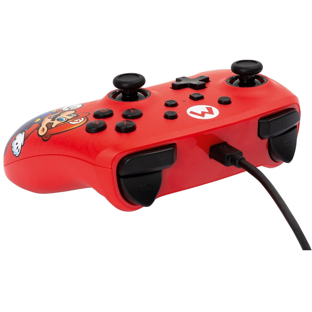 Controller Joypad Cablato Analogico Super Mario per Nintendo Switch Cavo 3 Mt