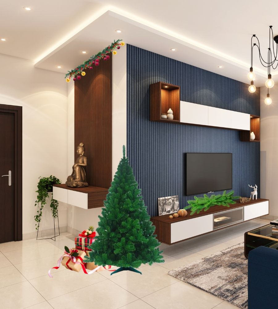 Albero di Natale 150 cm Folto Verde Artificiale 230 Punte Ø 67 cm Realistico