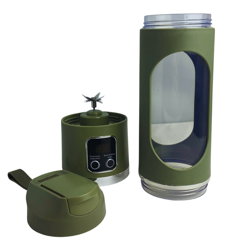 Mini Frullatore Portatile USB 25 W Smoothie Estrattore Frutta a Batteria 450 ML