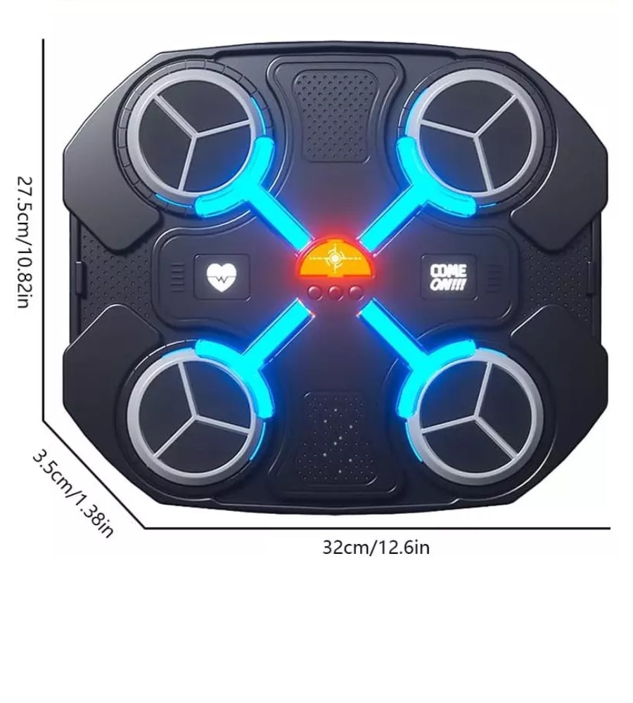 Macchina da Boxe Ritmo Musicale Bluetooth Boxing Machine con Guantoni Bambini