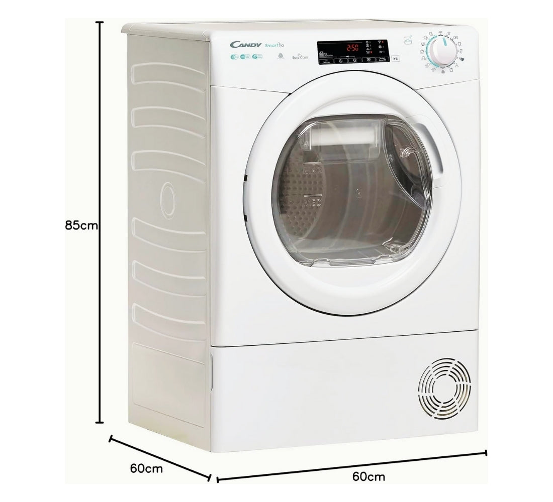 Asciugatrice Condensazione 10 kg Candy SmartPro A++ CSOEH10A2TE-S Wi-Fi App hOn