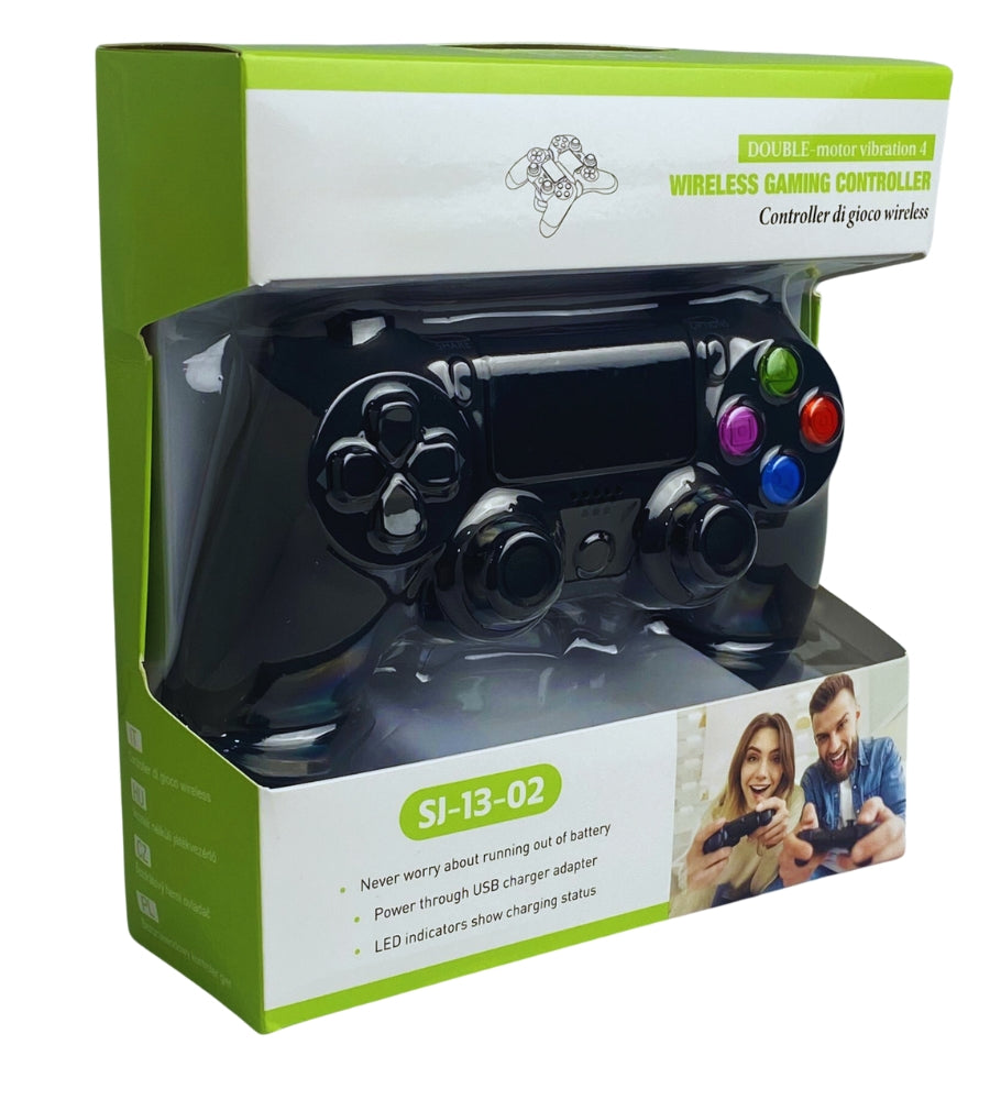 Controller Wireless Compatibile Plays 4 Gamepad Dual S. Vibrazione Joypad