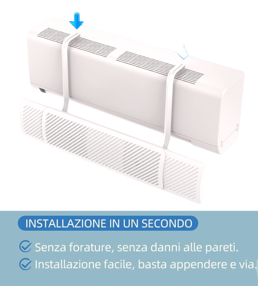 Deflettore Condizionatore Regolabile Deviatore Flusso Aria Diretta 52-97 cm