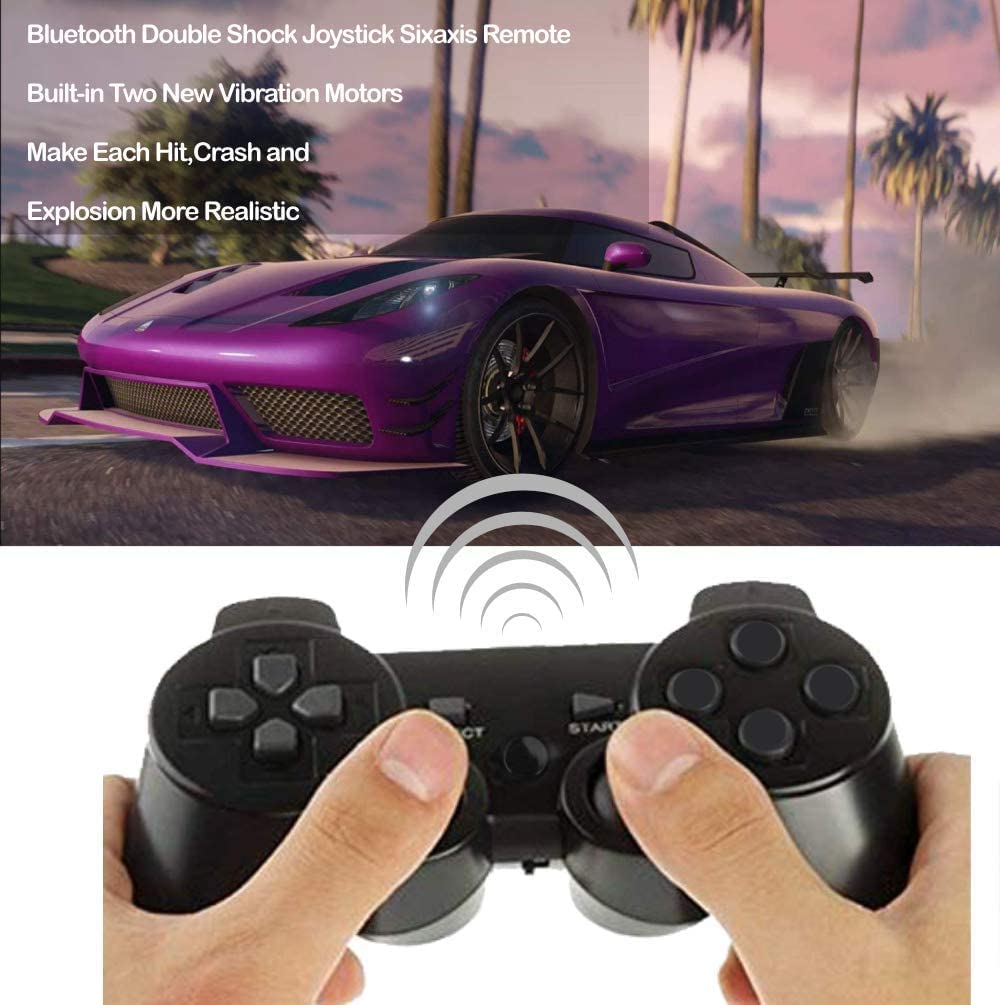 2 Controller wireless Compatibili Plays3 BT Game Joystick Analogico Gamepad P3