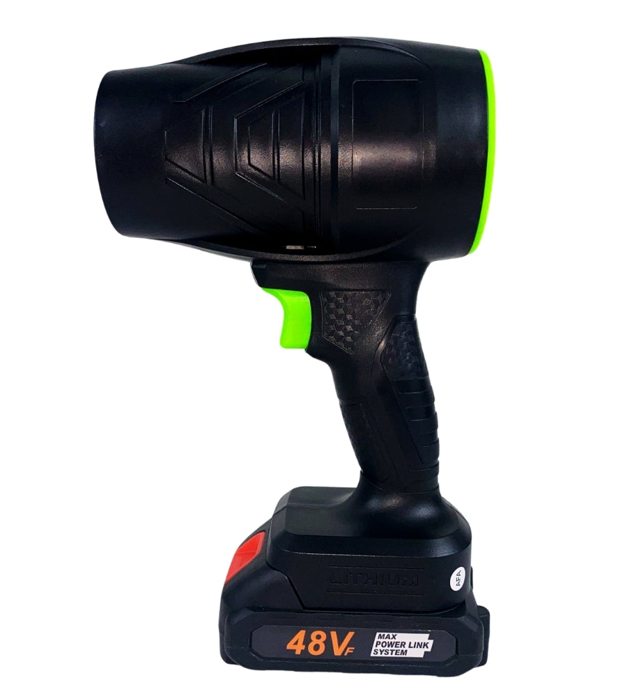 Soffiatore a Batteria con 2 Batterie Foglie Asciugatrice Turbo Ventola Per Auto