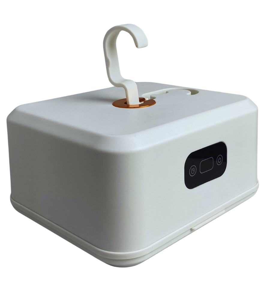 Asciugabiancheria Box Asciugatrice Elettrica Portatile Pieghevole con Timer 600W