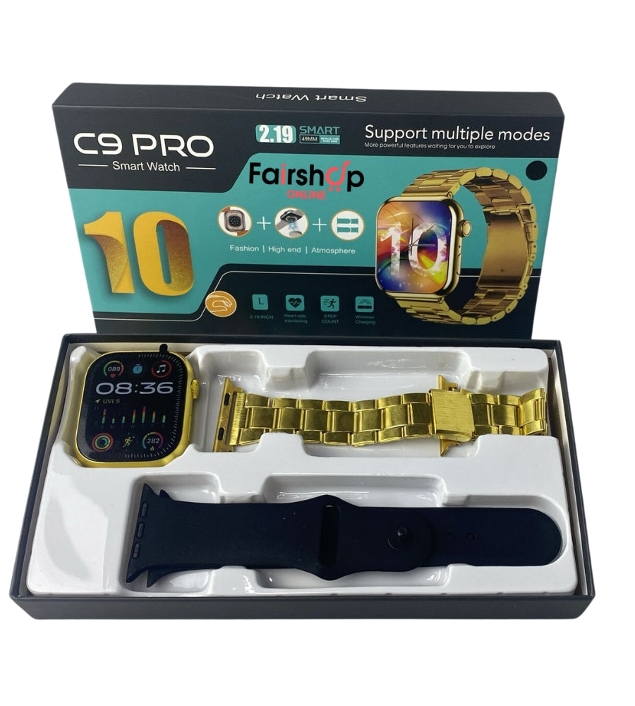 Smartwatch Bluetooth con 2 Cinturini Wireless Sport Salute Android 49 mm