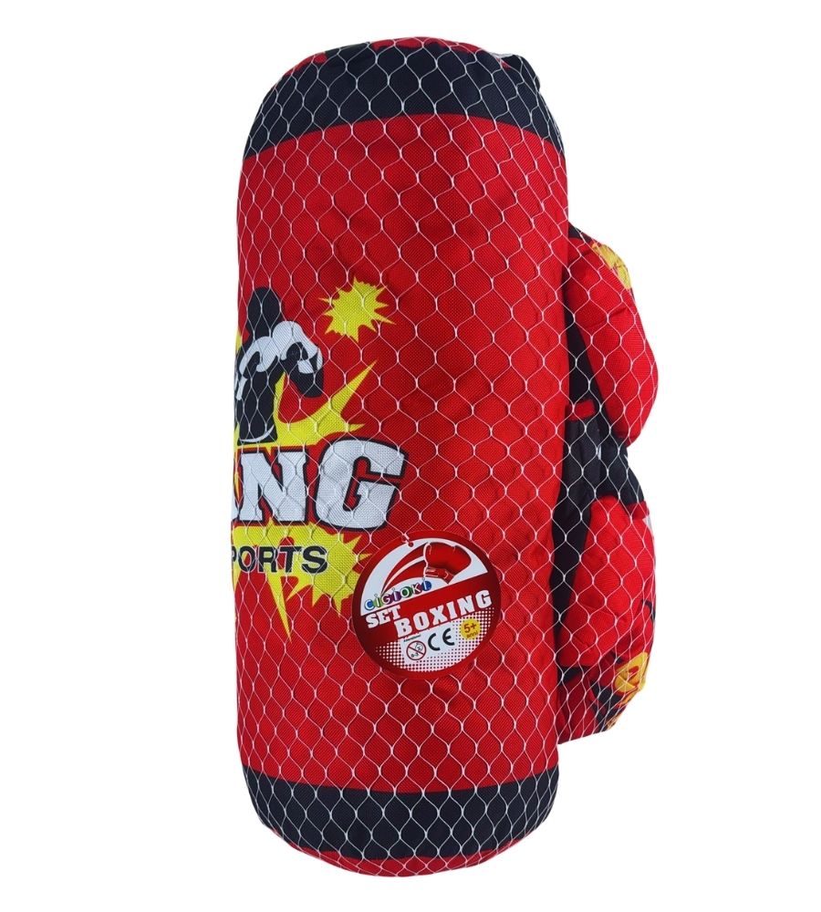 Set Pugilato Bambini Sacco da Pugilato Boxe Grande cm 50 Robusto con Guantoni