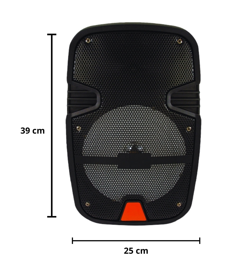 Speaker Cassa Bluetooth Altoparlante Portatile 200W Microfono Telecomando LED