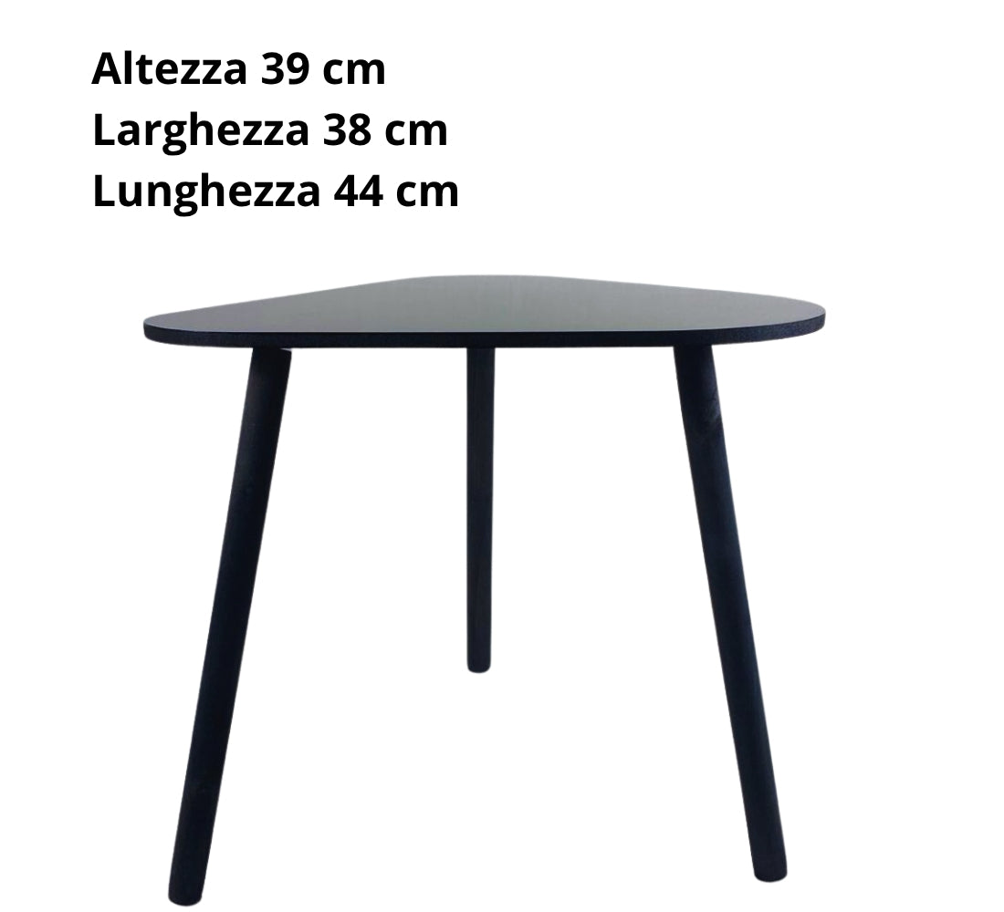 Tavolino Salotto Basso Tavolo Rettangolare Soggiorno Camera Ufficio 44x38 H39 cm