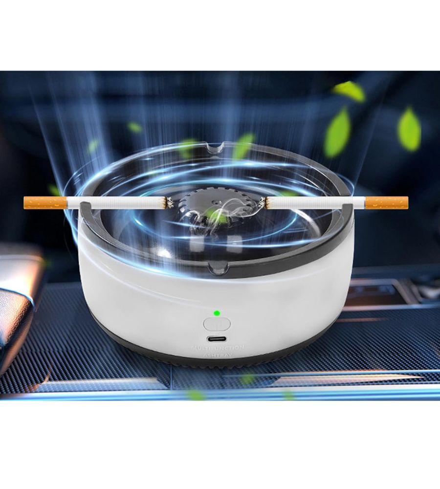 Posacenere Smart Mangia Fumo Batteria Ricaricabile Ceneriera Purificatore D'aria