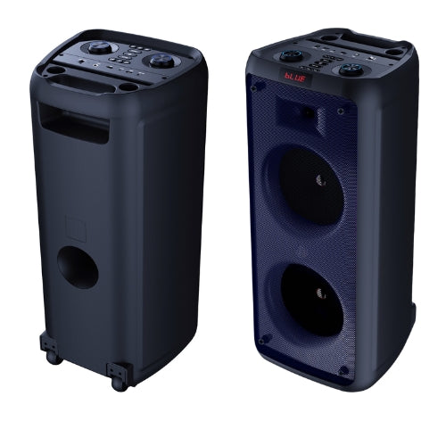 Cassa Bluetooth Carrellata TWS Altoparlante LED Portatile Microfono Telecomando