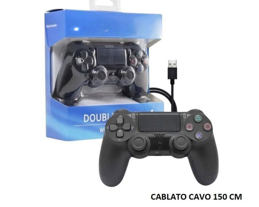 Controller Joypad Compatibile Plays 4 Con Cavo 150 cm Wired Gamepad Analogico