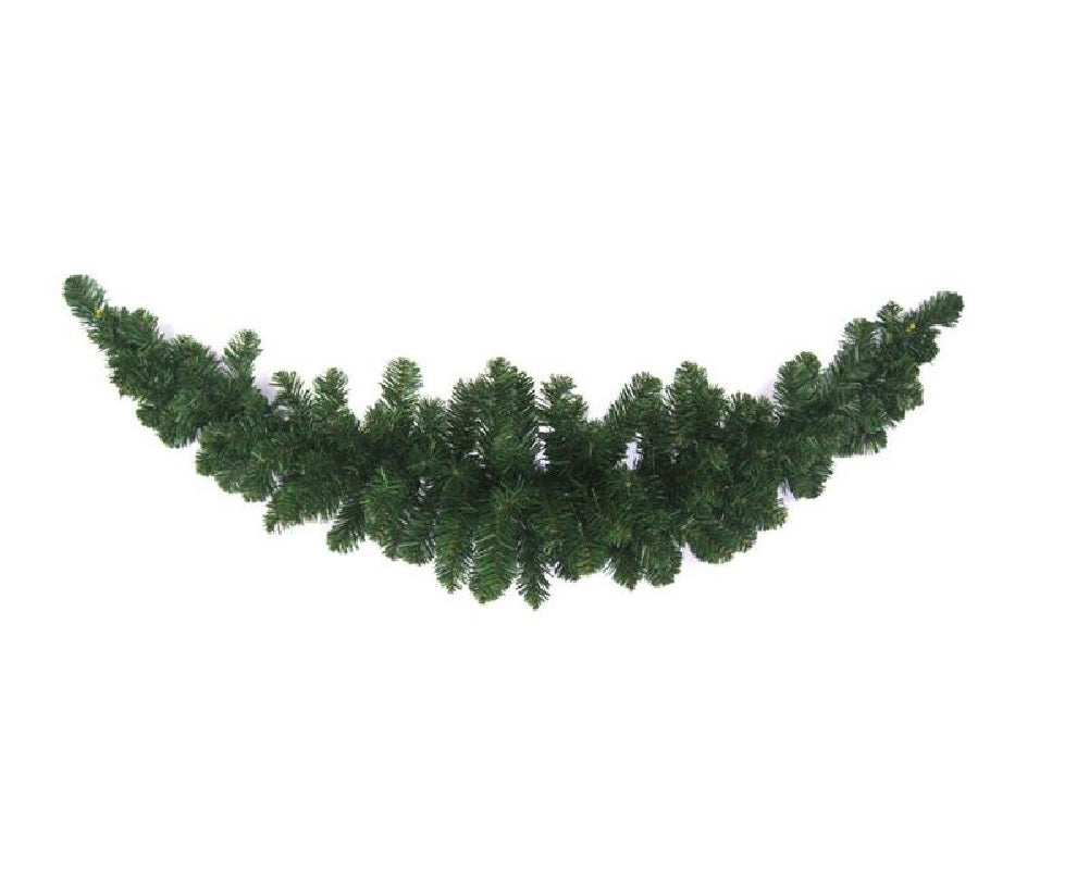 Ghirlanda Natalizia Cornicione 120cm 112 Punte Festone Decorazioni Natale JD240