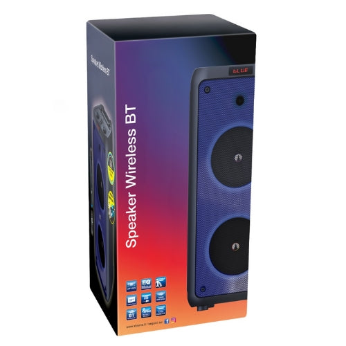 Cassa Bluetooth Carrellata TWS Altoparlante LED Portatile Microfono Telecomando