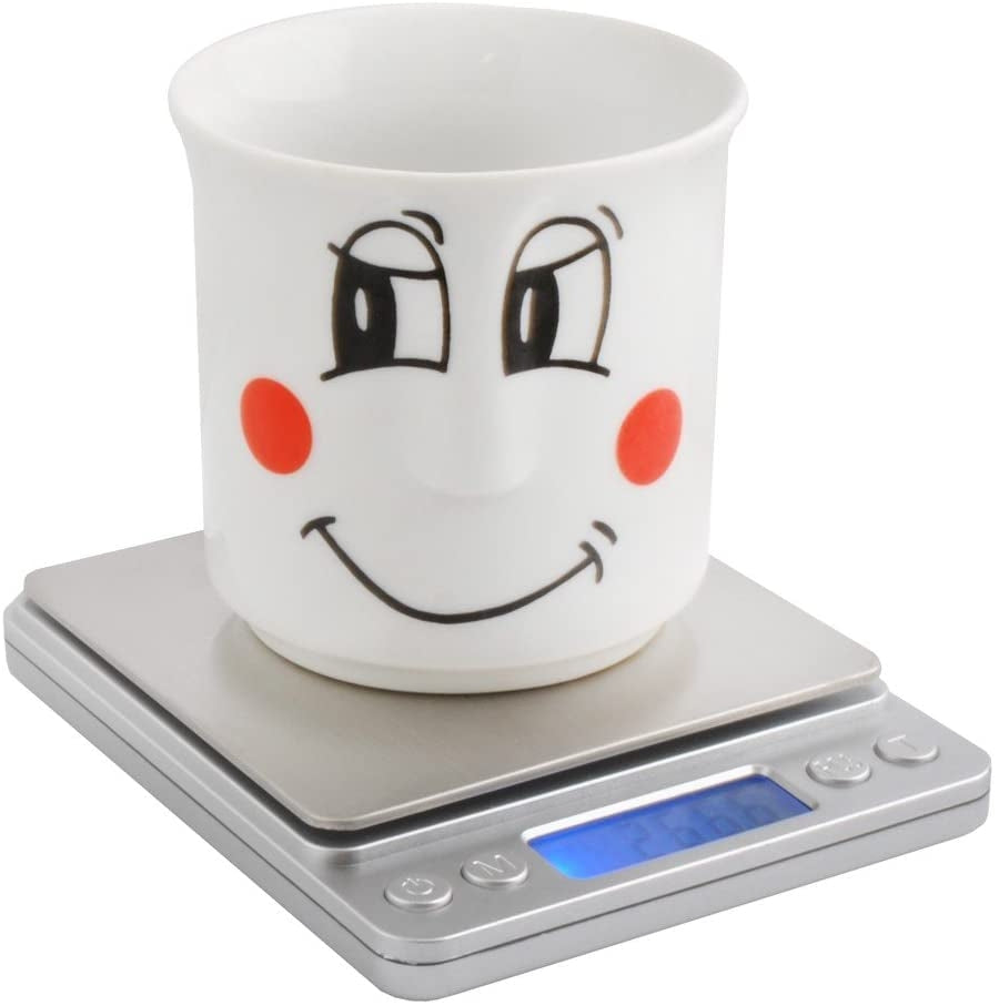 Mini Bilancia di Precisione Digitale Bilancino 0,1 - 2 Kg con Lcd Funzione Tara