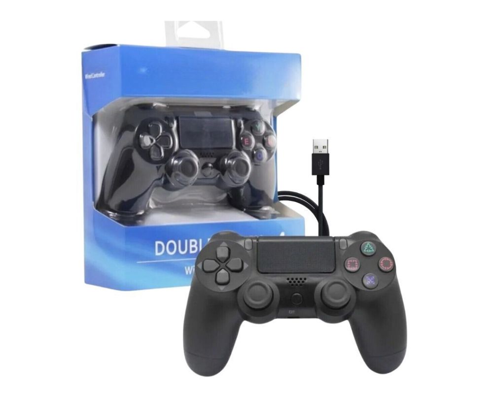 Controller Joypad Compatibile Plays 4 Con Cavo 150 cm Wired Gamepad Analogico