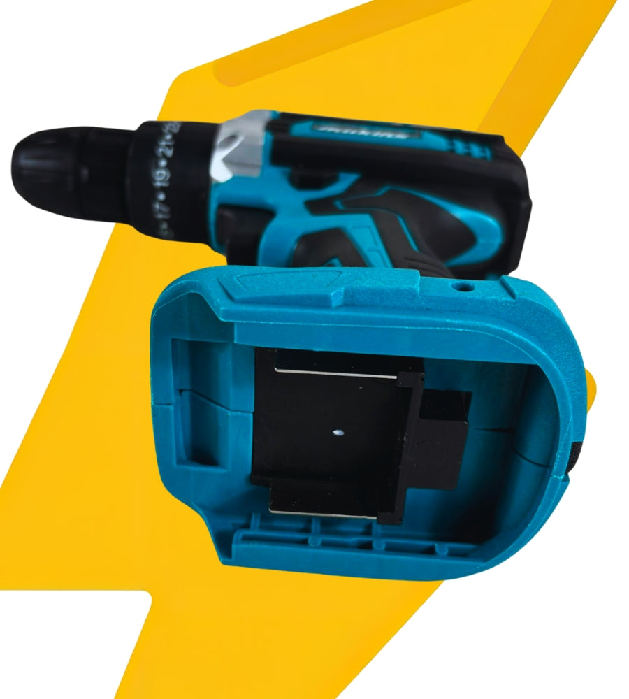 Trapano Avvitatore 25 Livelli 3 Marce Doppia Batteria 48VF Valigetta Accessori