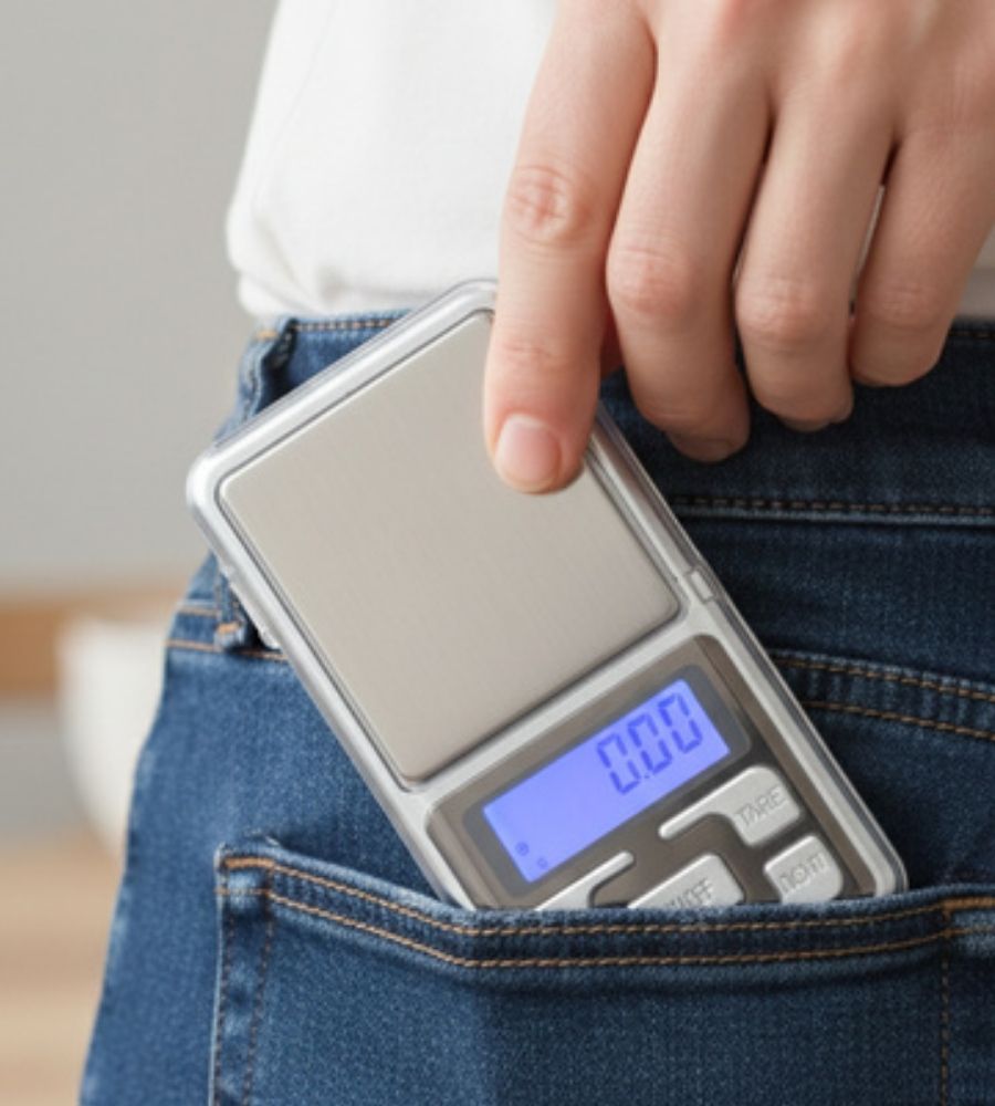 Mini Bilancia di Precisione Digitale Bilancino 0,01 - 200 Grammi con Lcd Funzione Tara