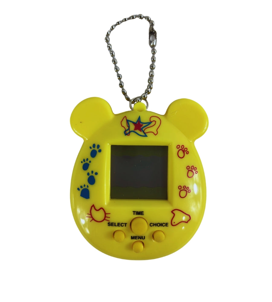 Nekotcha Tamagotchi Virtual Pet Vintage Originale JAPAN Sigillato Giallo