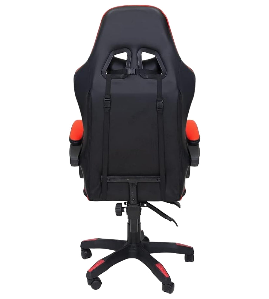 Sedia Gaming Poltrona Scrivania Ufficio Casa Reclinabile Cuscino Lombare Red