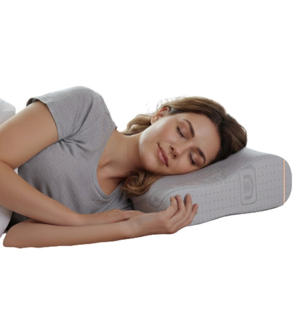 Cuscino Saponetta Memory Foam Rivestimento Anallergico Ortopedico 49 x 30 H9 cm
