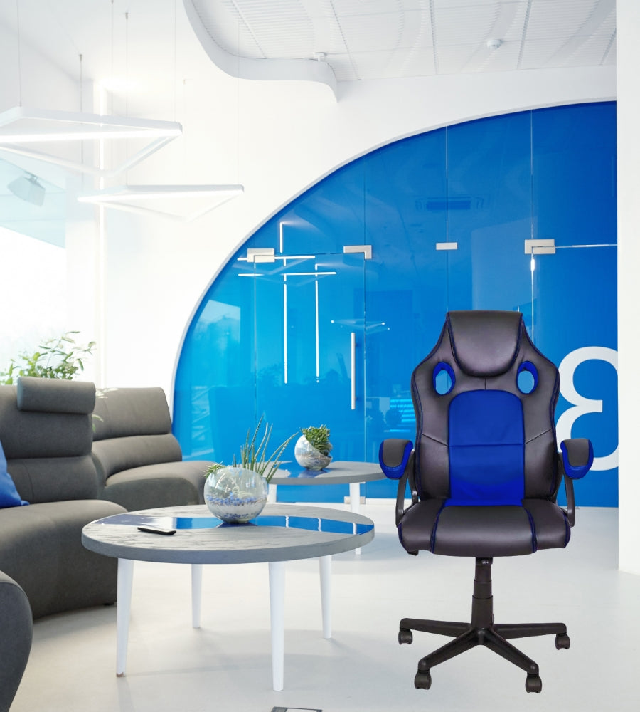Sedia Gaming Poltrona Scrivania Ufficio Casa Imbottita Altezza Regolabile