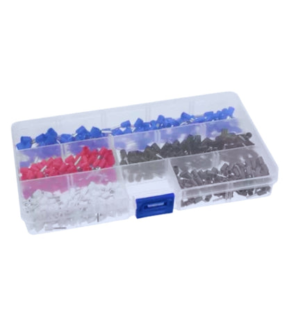 Pinza Crimpatrice Capicorda Professionale Kit Elettricista Cavi 0,25/10mm 500 PZ