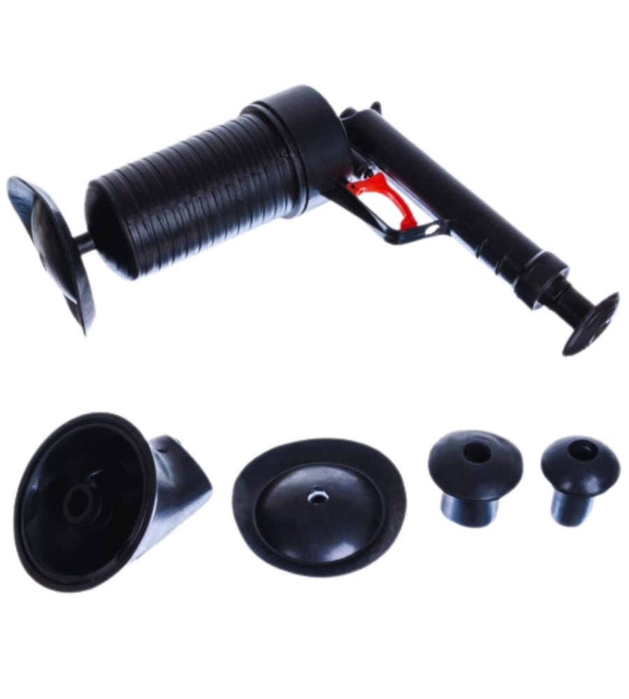 Pistola Sturalavandini a Pressione Pompa Stura Lavandino Tubi Bagno Lavandino WC