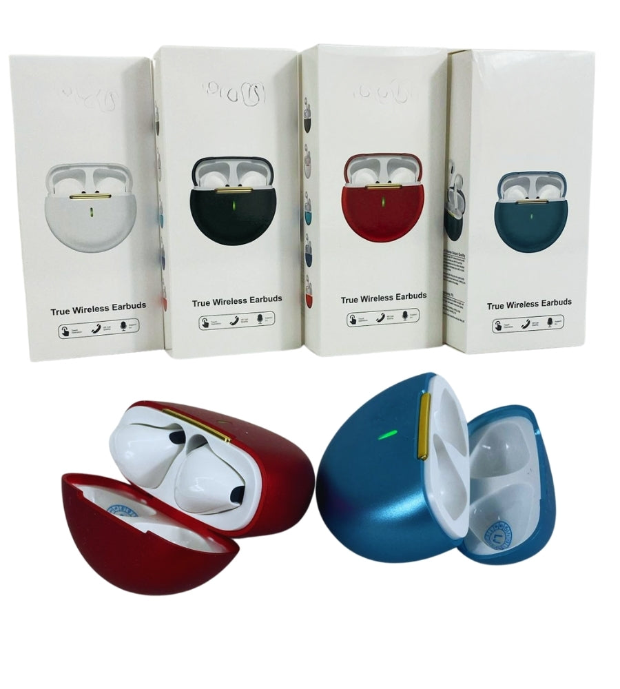 Auricolari Bluetooth 5.2 Pro 6 TWS in-ear Stereo con Microfono Android ios