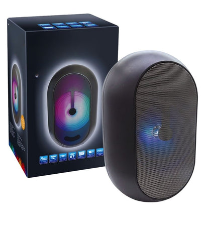 Speaker Cassa Bluetooth 5.0 Altoparlante Portatile TWS Microfono Luci LED