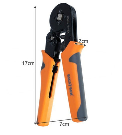 Pinza Crimpatrice Capicorda Professionale Kit Elettricista Cavi 0,25/10mm 500 PZ