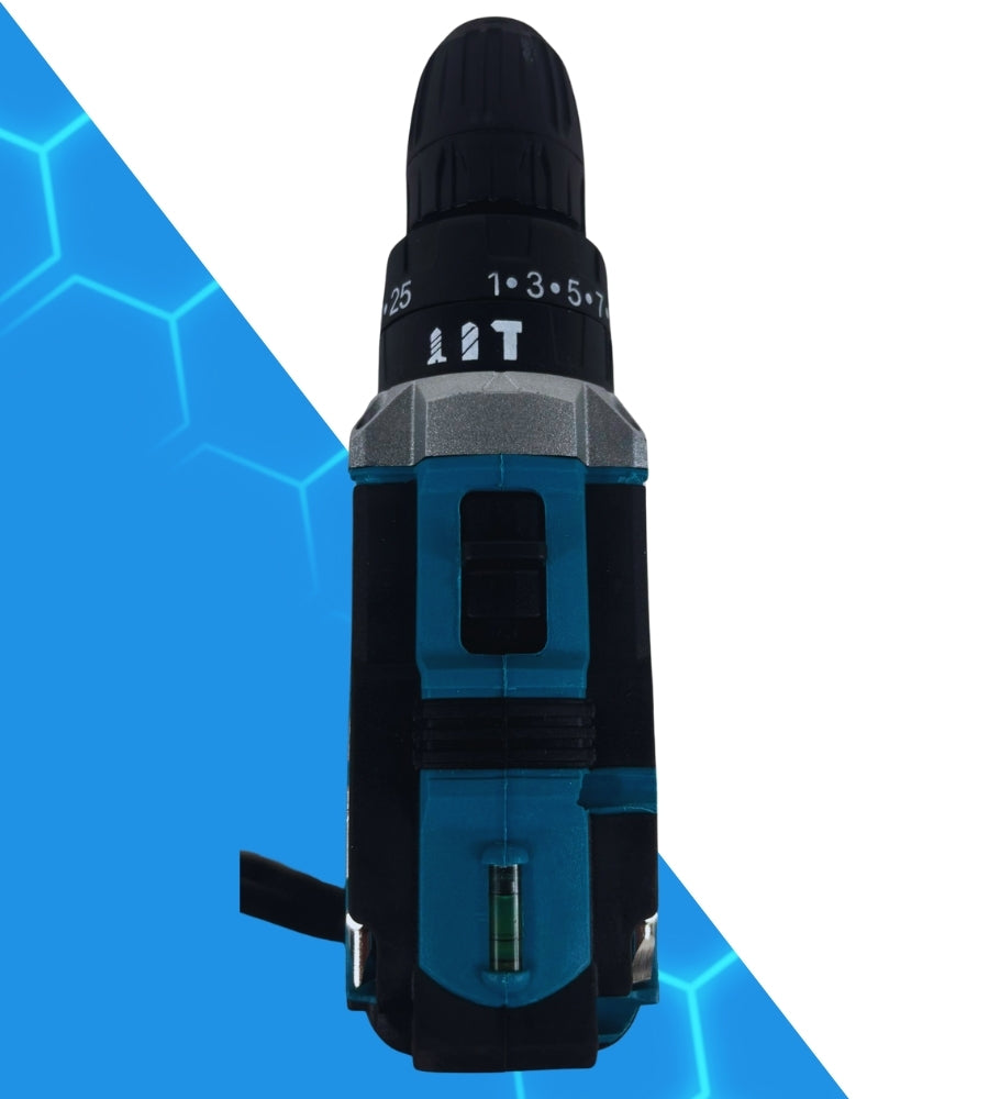 Trapano Avvitatore Percussione Doppia Batteria a Litio 21V Valigetta Accessori