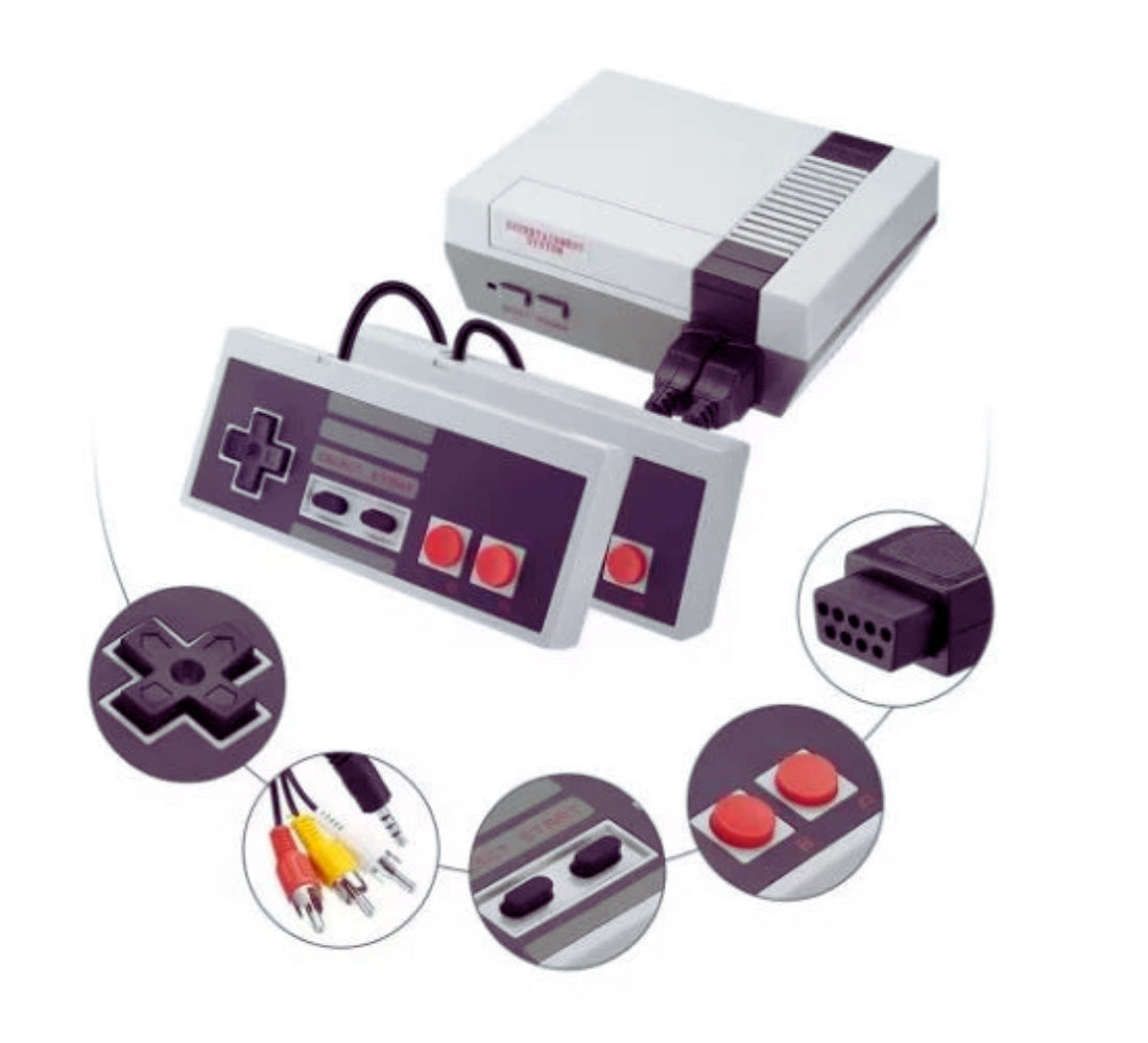 Mini Console Game Box con 620 Giochi Integrati 2 Cotroller Videogioco Arcade