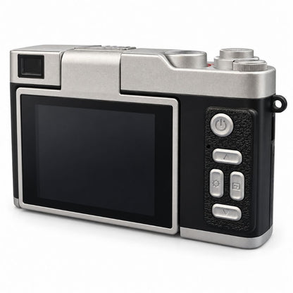 Fotocamera Digitale Foto 48MP Video 2K Zoom 16x Display Ribaltabile USB-C