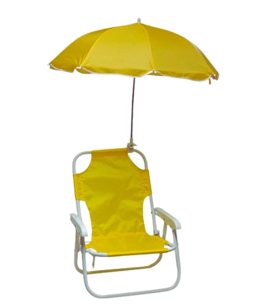 Sedia con Ombrello per Bambini Giardino Spiaggia Sediolina Bimbo Spiaggina