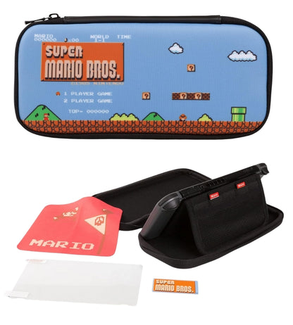 Custodia Kit di Protezione PowerA Nintendo Switch 8 Bit Super Mario