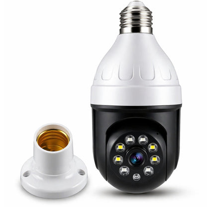 Telecamera WiFi Lampadina 360° 1080P IP Bulb Camera E27 Visione Notturna
