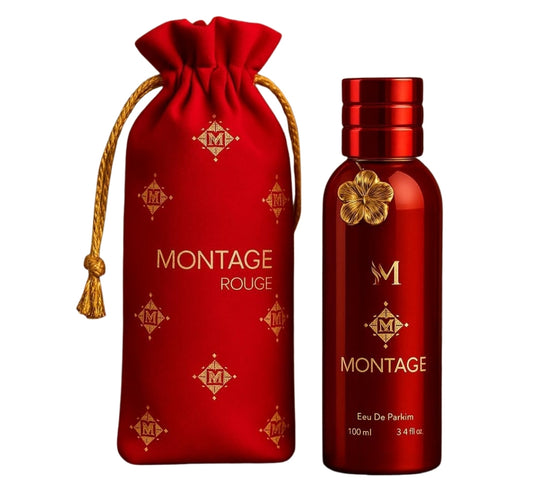 Montage Rouge Eau de Parfum Natural Spray 100ml Unisex Intenso Persistente