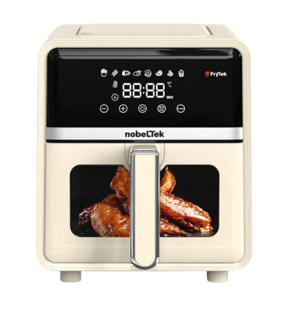 Friggitrice ad Aria Elettrica 5L Comandi Touch LED Frigge Senza Olio 1400W