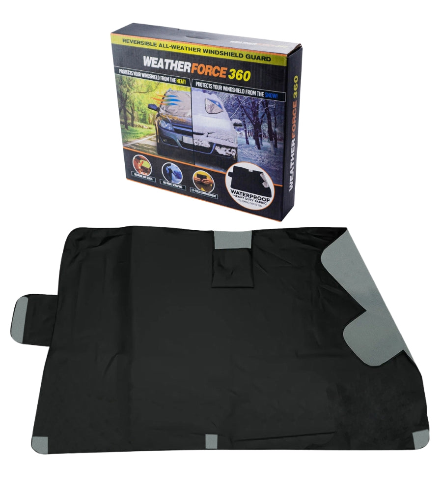 Telo Copri Parabrezza Auto Magnetico Antigelo Parasole Double Face 160x120 cm