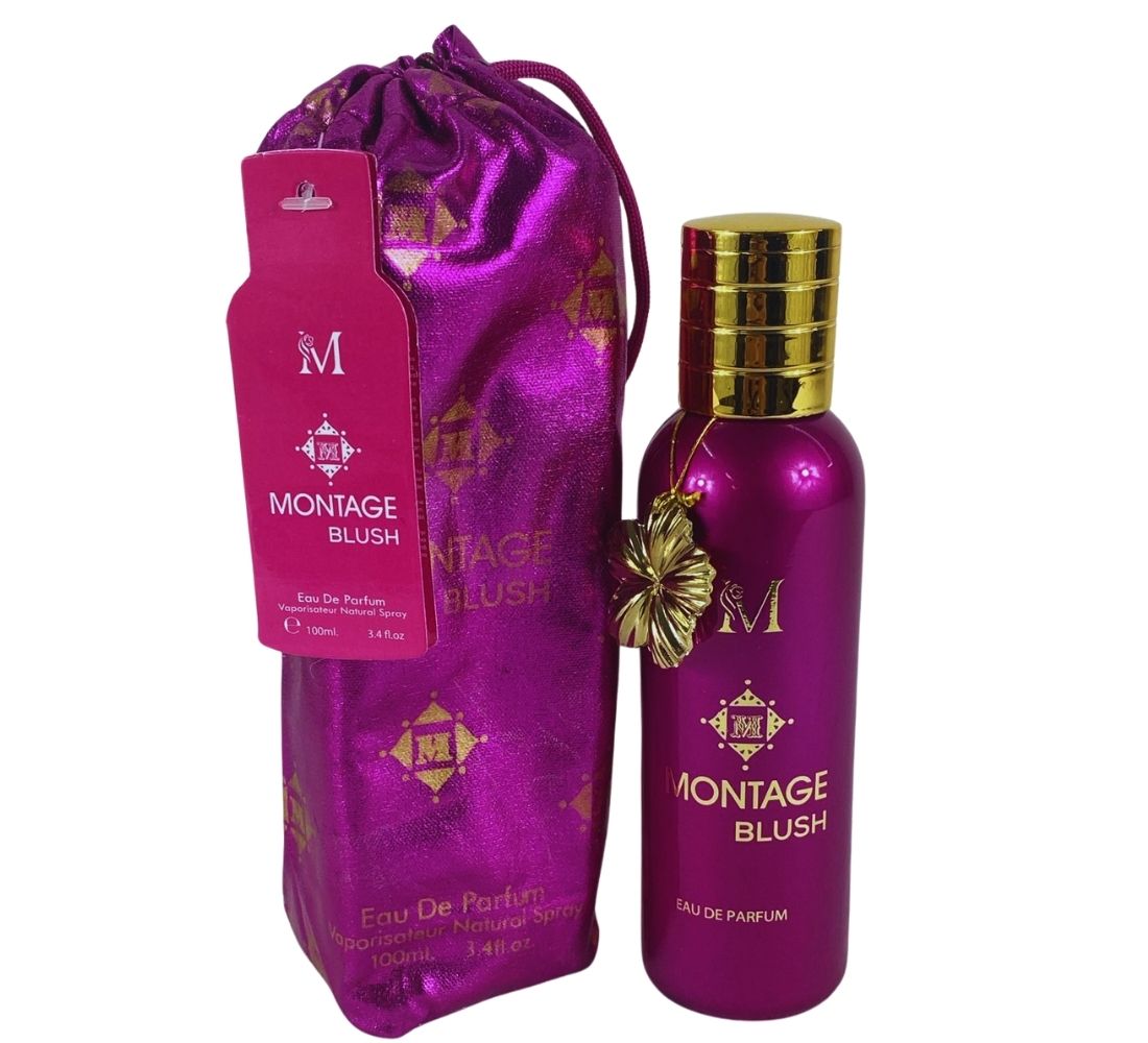 Profumo Montage Blush Eau de Parfum Natural Spray 100ml Donna Intenso Persistente