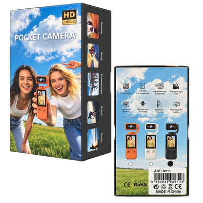 Videocamera Portatile Vlogging WiFi 1080P Foto Audio Schermo Orientabile