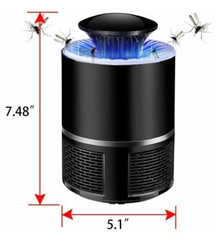 Trappola Zanzare Lampada LED USB Anti Insetti Mosche e Zanzare Fair